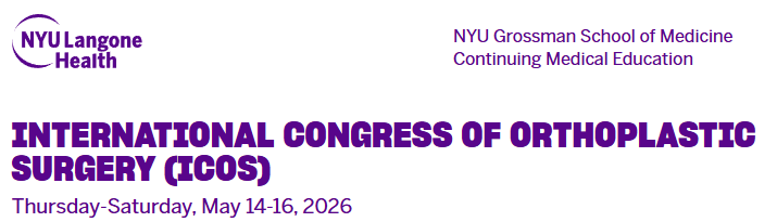 International Congress of Orthoplastic Surgery (ICOS) event graphic